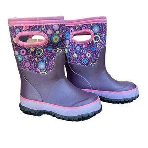 Girls BOGS K Grasp Circle Mudd Winter
Boots Sz 9 Kids Purple